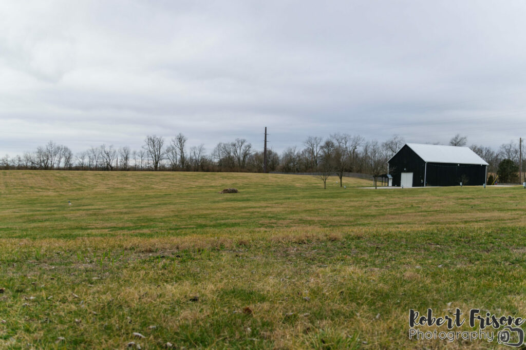 Lonely Black Barn