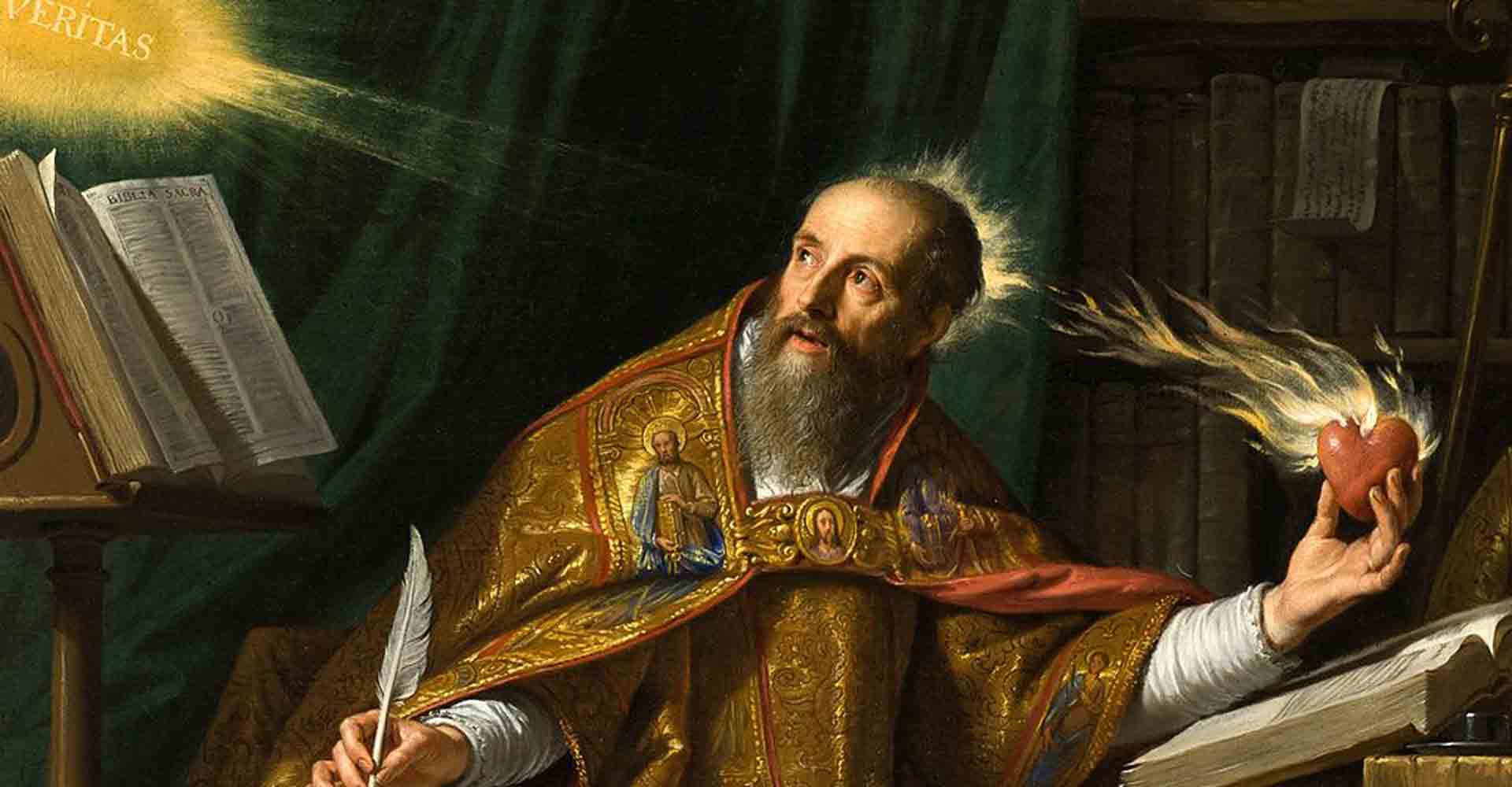 A painting of St. Augustine